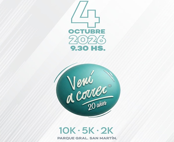 VENÍ A CORRER 2026
